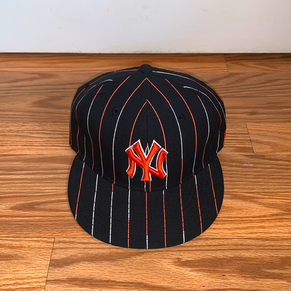New York Yankees Baseball Fitted Striped Hat